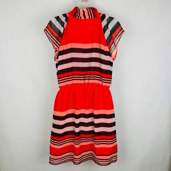 BCBGeneration Womens Size Medium Striped SemiSheer - Picture 3 of 7